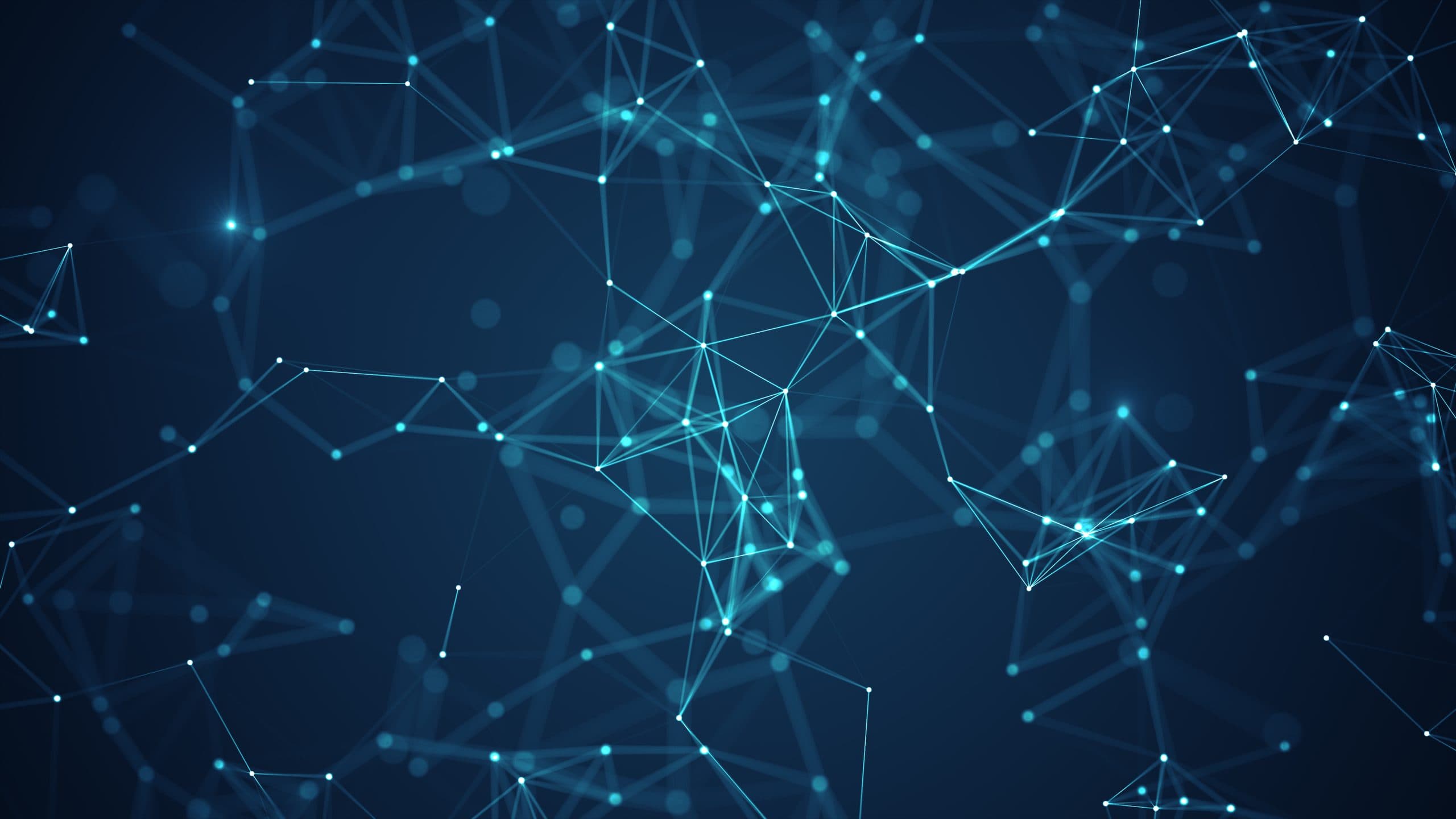 Advanced technology and AI background